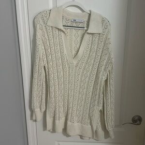 Zara lace sweater